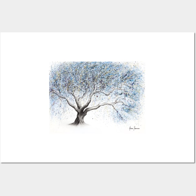 Frosty Whisper Tree Wall Art by AshvinHarrison